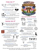 Cowley Pioneer Days flyer thumbnail